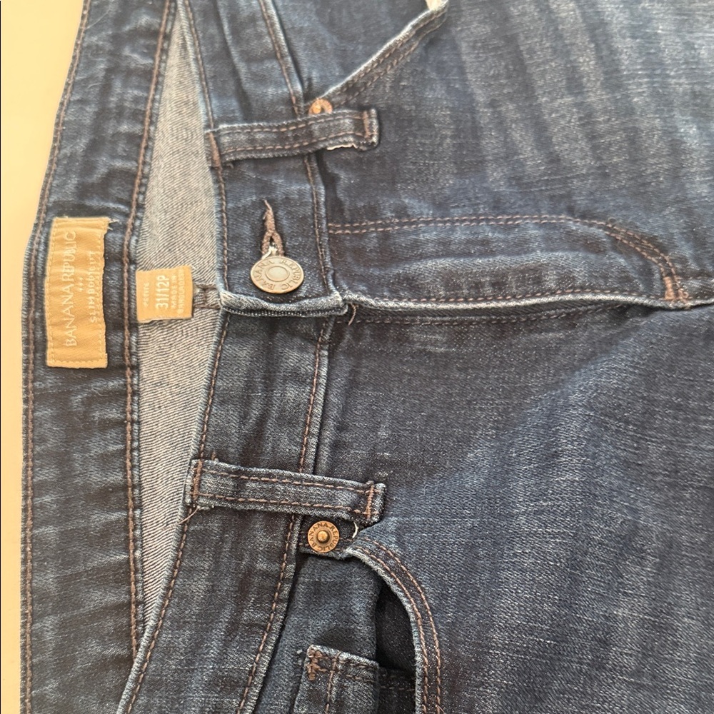 Banana Republic Women’s Dark Blue Slim Bootcut Jeans